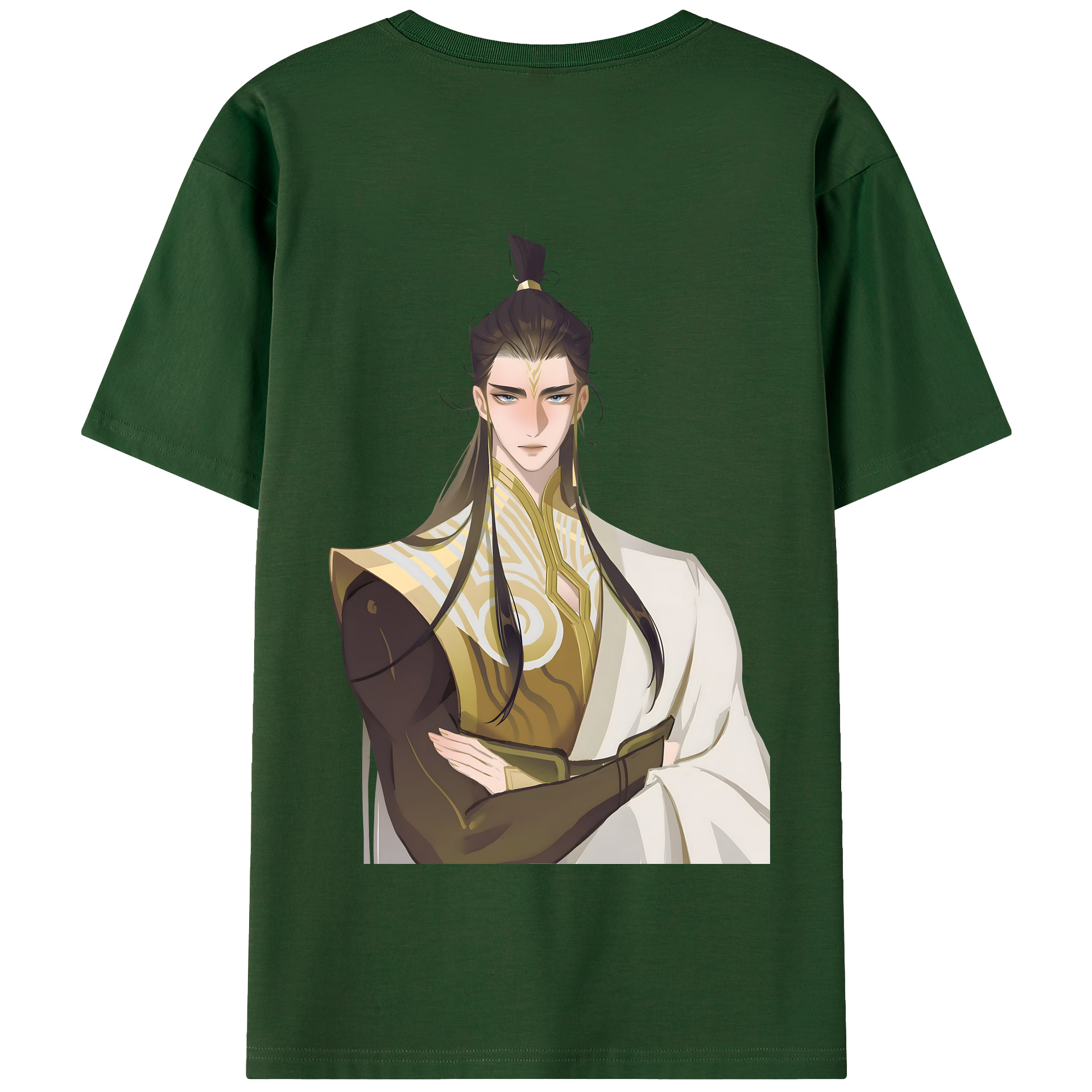 （画像用） Ne Zha 2 ナタ 魔童の大暴れ 綿100％半袖Tシャツ（背面プリント）